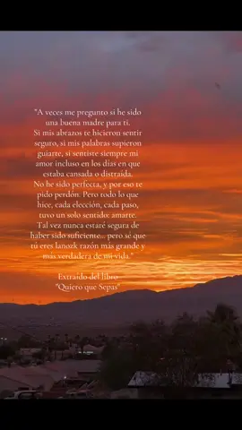 Extraido del libro “Quiero que sepas” #fyp #CapCut #motivacional #reflexion #avecespreguntosiesidobuenamadre 