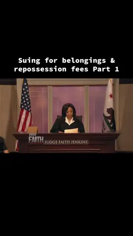 Suing for belongings & repossession fees PART 1