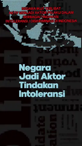 INTOLERANSI & DISKRIMINASI terhadap agama minoritas terus meningkat setiap tahun, terjadi sebab negara selain ikut terlibat aktif sebagai pelaku, terjadi karena pembiaran terus menerus dilakukan pemerintah. #kemenag  #prabowosubianto  #indonesia🇮🇩  #indonesiabubar 