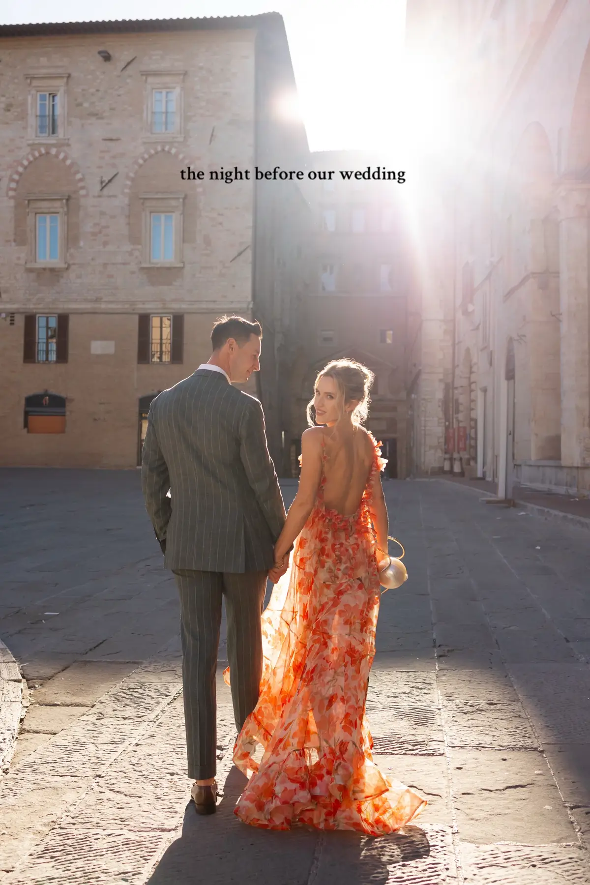 Our wedding welcome party looks in Umbria Italy #weddingtok #wedding #welcomeparty 