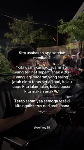 Kita usahakan bucin sampe tua🫶🏻 #suamiistri #foruyou #xyzbca 