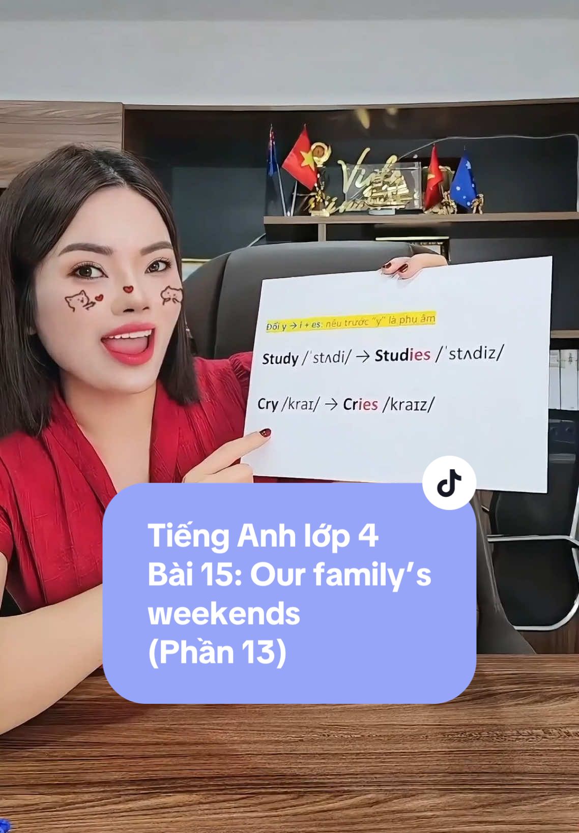 Trả lời @Quý cô83 Để chinh phục và làm chủ ngôn ngữ Quốc tế thì việc các con luyện tập và thực hành hàng ngày rất quan trọng. Điều này giúp hình thành thói quen học tập bền vững, tạo sự tự tin khi giao tiếp và mở rộng tư duy ngôn ngữ.  Cô Violet sẽ dẫn lối giúp việc học trở thành một phần tự nhiên trong cuộc sống của các con, các con sẽ tiến bộ nhanh chóng và giữ được ngọn lửa đam mê lâu dài.#hoctienganhcungcovioletpham #cogiaovioletpham #violetpham #tienganhchonguoimatgoc #violetphamenglish @Trần Gia Distribution @Gia đình cô giáo Violet Pham 