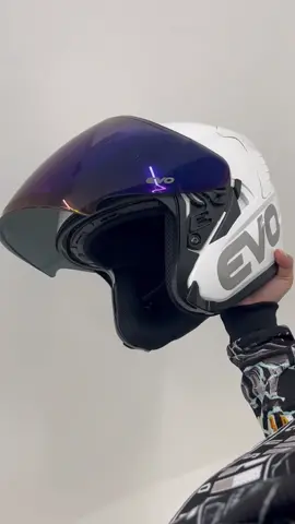 Evo Helmet Rx-5 Mono Colors🔥 #teamgraphitee #evohelmet #helmet #halffacehelmet #budolfinds 