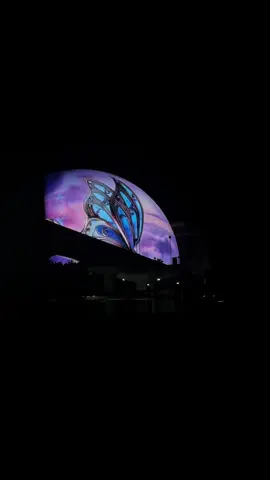 Driving down the highway and seeing the sphere for the first time in person was such an ethereal experience.  #lasvegas #sphere #magical #fantasy #mystical 
