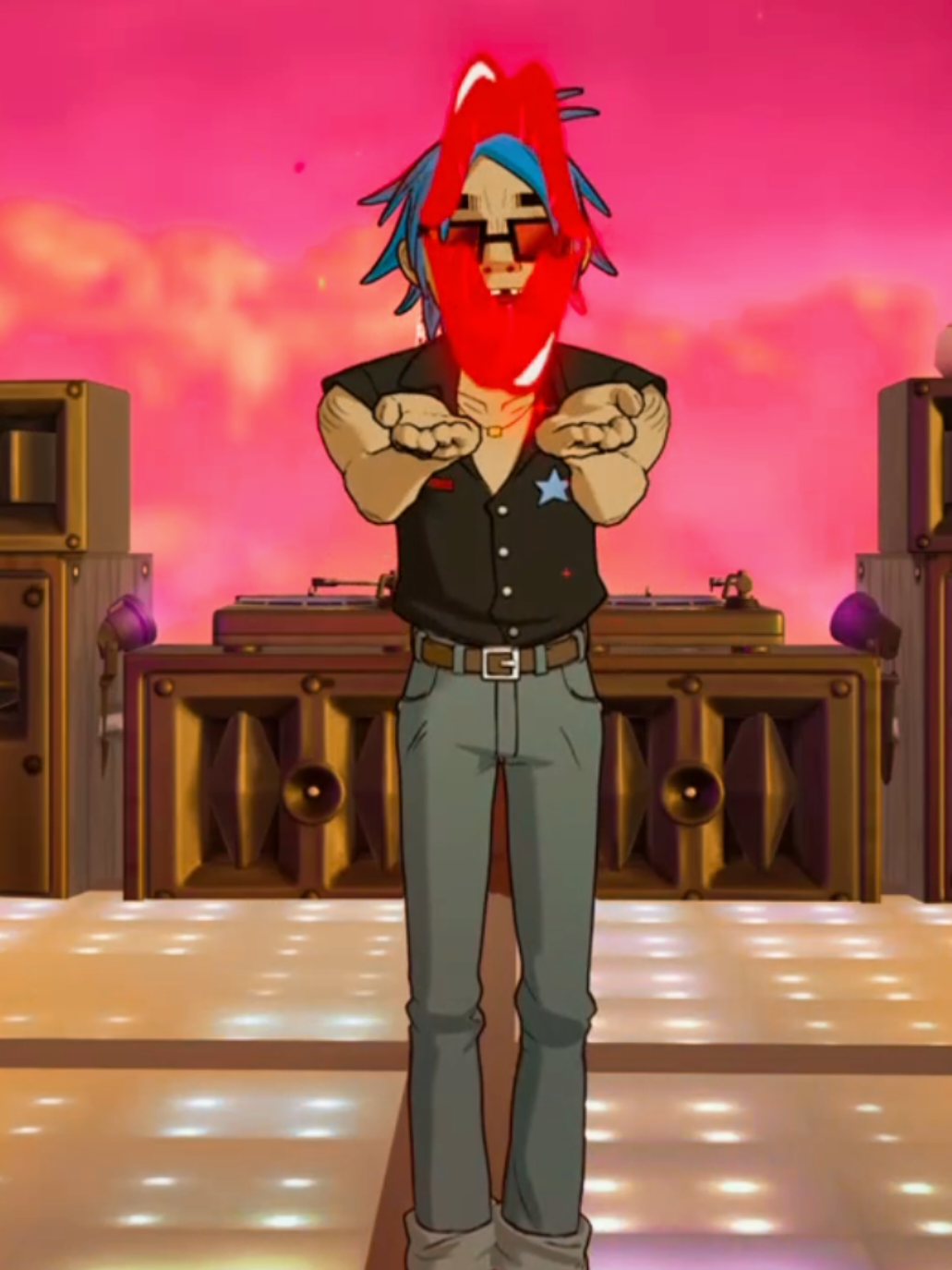 Like sugar on my tounge~  [ I do these in public so if you see me doing tiktoks no you didn't ] #gorillaz #2dgorillaz #sugaronmytongue #fyp #plasticbeach 