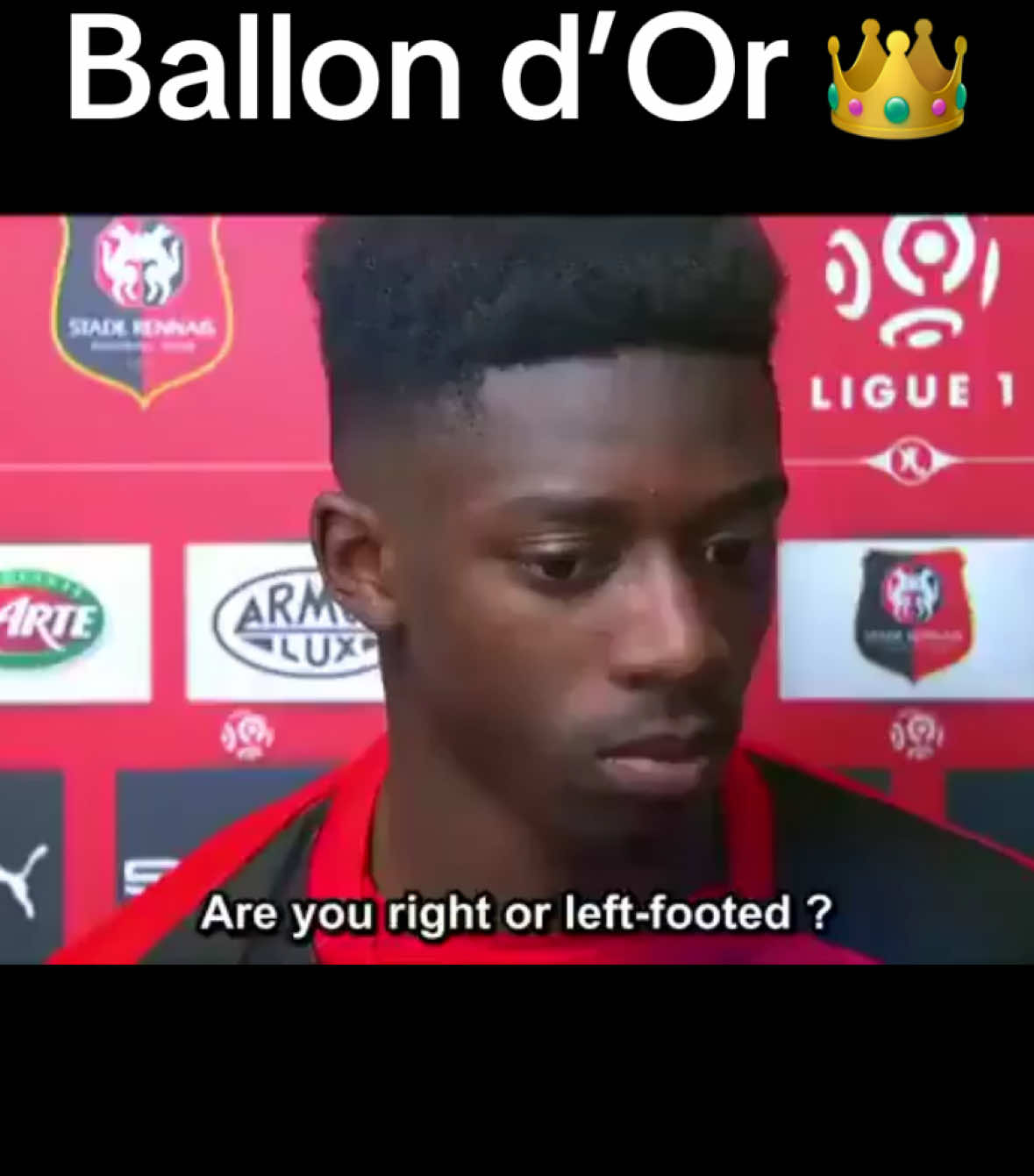 So happy for him 🏆 @psg #dembele #ballondor #overtimefc