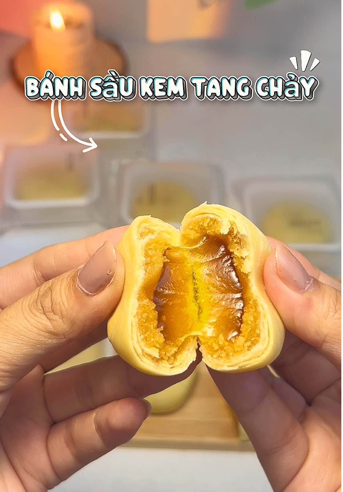 Bánh sầu kem tan chảy ngon nức mũi #chanhchanhriziu #banhsaurieng #banhtanchay 