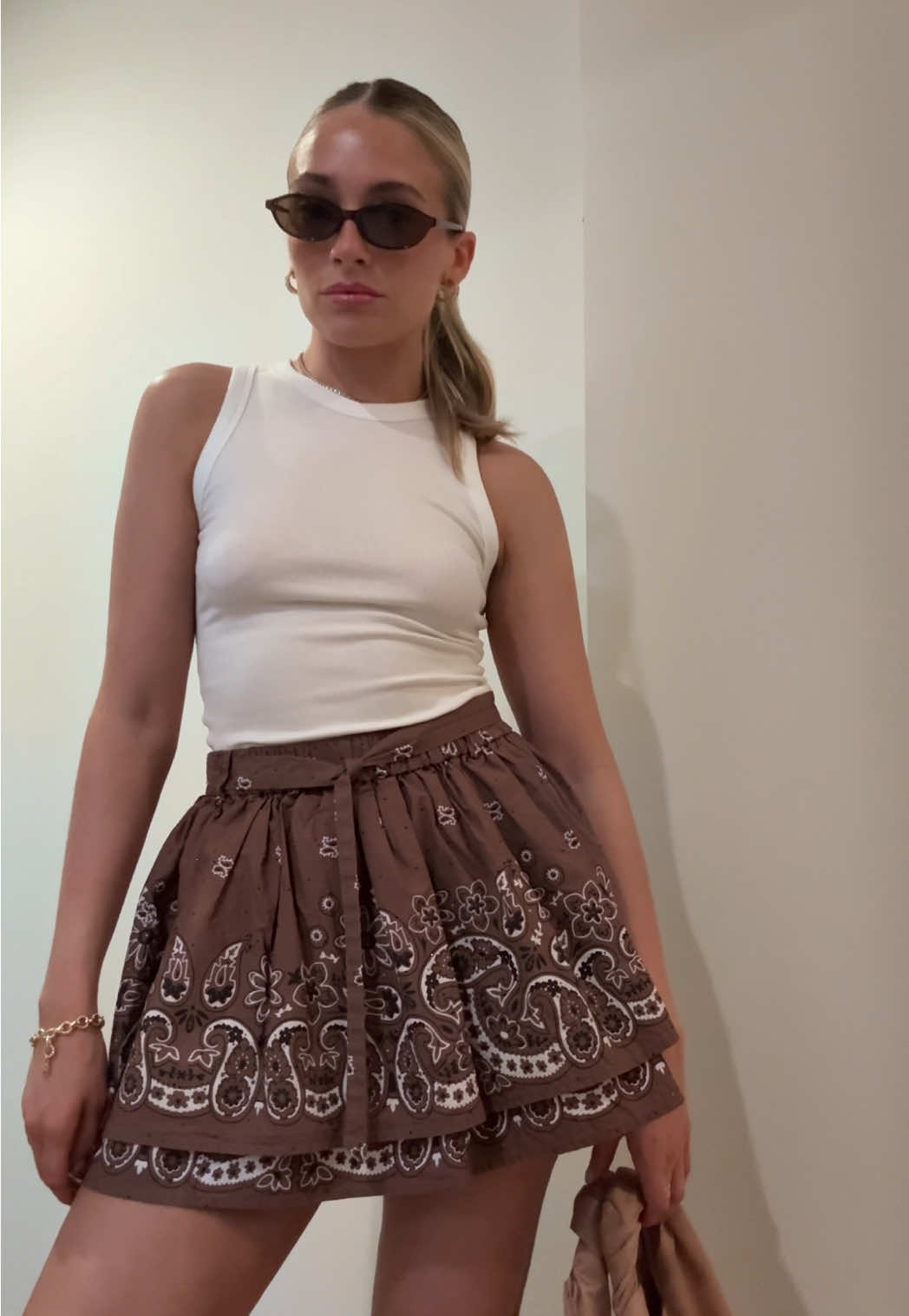 It’s a Lana coded fall, what’s new #fall2025outfits #earlyfalloutfits #fall2025ootd #nycfalloutfits #bandanaskirt 