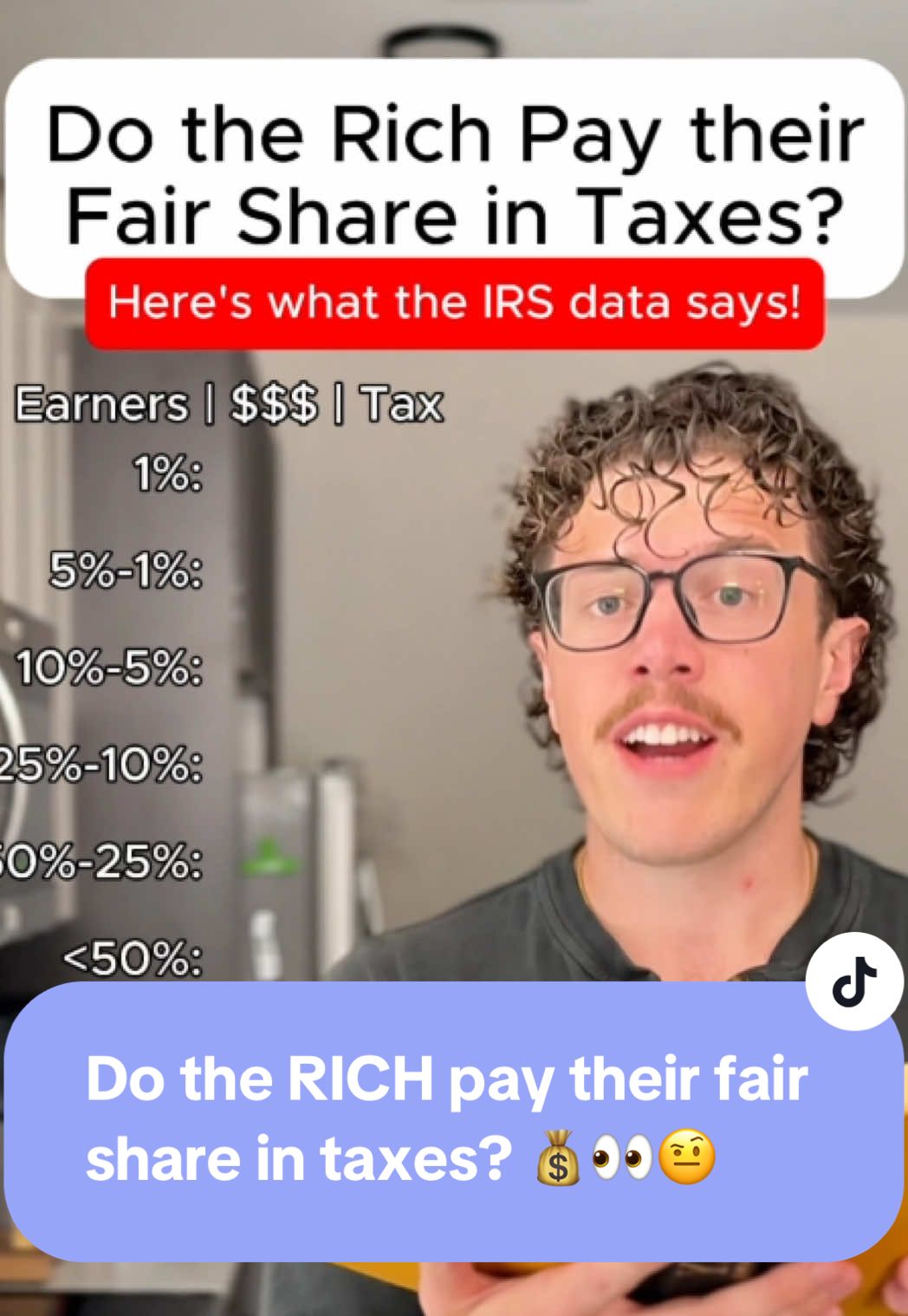 Should the rich be paying more in taxes? Or, do you think the rich pay their fair share in taxes? Here’s the latest available IRS data showing percentage of income earned vs. percentage of income taxes paid. Based on the data, do you think the rich pay their fair share in taxes or do changes need to be made? #taxes #tax #wealth #PersonalFinance #financialliteracy 