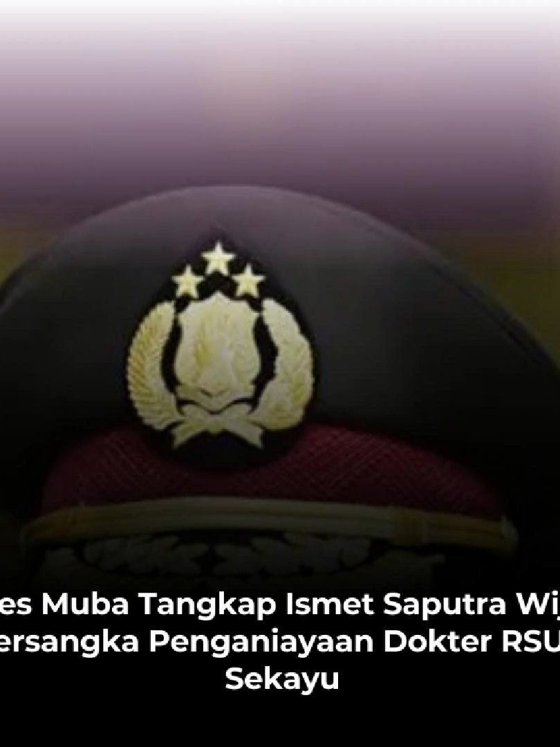 Polres Muba Tangkap Ismet Saputra Wijaya, Tersangka Penganiayaan Dokter RSUD Sekayu Unit Satreskrim Polres Musi Banyuasin (Muba) akhirnya menangkap Ismet Saputra Wijaya (35), pelaku tindak pidana penganiayaan dan pengancaman terhadap seorang dokter RSUD Sekayu yang sempat viral beberapa waktu lalu. #Polres #Muba #Ismetsaputra #Tersangka #Sekayu #Fyp