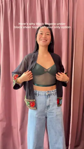 Mastering sheer style: it’s time to ditch the default black-on-black and try layering with colours!
