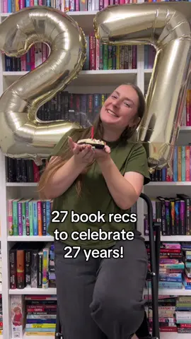 27 BOOKS TO ADD TO YOUR TBR for the 27 years I’ve been alive! 🥳🎉💃🏻📚 #bookrec #birthday #bookstoread #TBR #library 