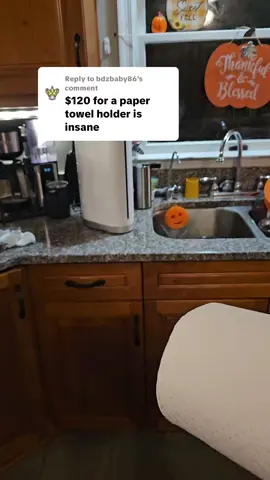 Replying to @bdzbaby86 paper towel dispenser #papertowel #papertowels #kitchen #kitchengadgets #tiktokshoprestock 