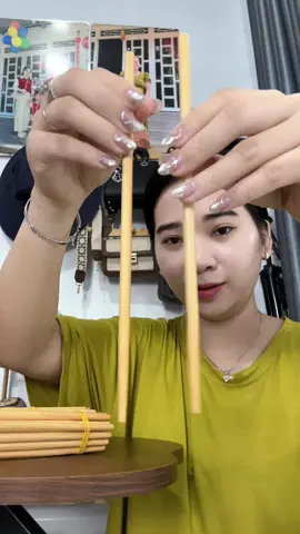 Nhà em bỏ đũa nhựa đũa có sơn độc hại lâu rồi á #duatregiataybac #giadungtienich #GiangGiang #duatre 