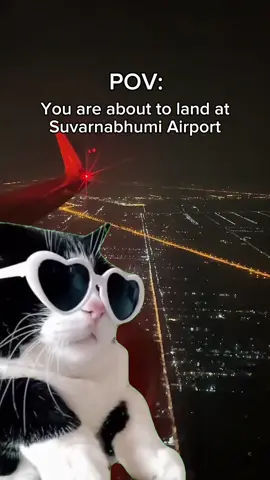 That feeling when you are about to land at your favorite airport 💺✈️ (Suvarnabhumi Airport) 