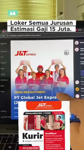 lokerjakartatop | 🗣️INFO LOKERRR J&T  lagi buka ... #jntexpress #infolowongankerjajakarta #infolowongankerja #lowongan2025 #fyppppppppppppppppppppppp 