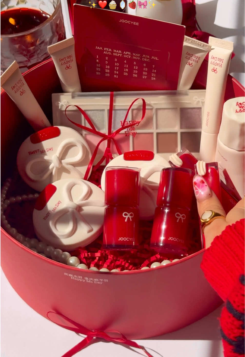 JOOCYEE makeup unboxing ❤️🎀  @JOOCYEE OFFICIAL Happy Me Day Collection 🧁 #adventcalendar #makeup #cbeauty #makeuphaul #unboxing 