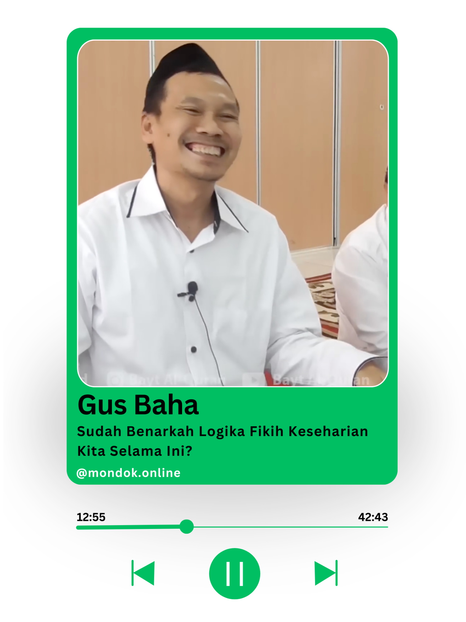Gus Baha - Sudah benarkah logika fiqih keseharian kita selama ini? #ngaji #gusbaha #terlama #tafsir #alquran #hadist #fikih #mondok #online  @mondok.online