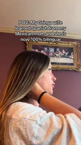 Took her 2-3 years ! She did it ! #mexican #gringa #spanish #español #suegra 