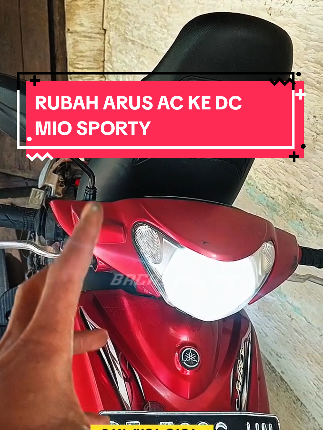 ini cara rubah arus AC ke arus DC di motor yamaha mio sporty untuk pasang lampu utama LED #miosporty  #tutorial  #mekaniktiktok  #fyp 