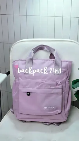 Backpack 2in1 hytrix🎀💗 #backpack #localbrand #hytrix #xybca #fyp 