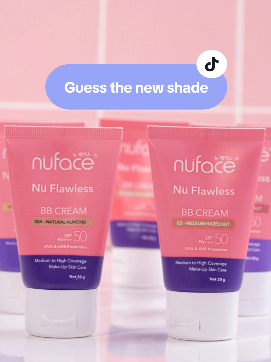 Guess the new shade of our BB Cream~ Geng Flawless nuface akan nambah member nih sebentar lagi, nubestie udh siap untuk kenalan belum 🤩 #YourNukoreanBeauty #NuFlawlessBBCream #ReadyToNuGlow 