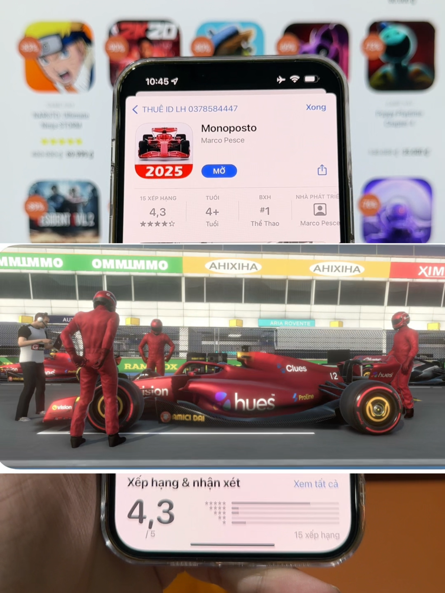 Game đua xe F1 trên Mobile, đồ hoạ đẹp đầy đủ hiệu ứng mà cực nhẹ. Tải game Monoposto mobile để trải nghiệm các chặng đua gay cấn ngay nào ae!!!