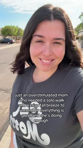 Sunday scaries hit hard yesterday but the first day of fall really came through even in Arizona 🥰 #motherhood #momlife 