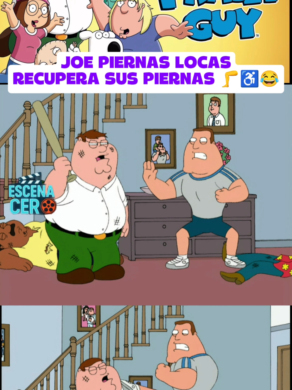 JOE RECUPERA SUS PIERNAS (PERO NO LE DURAN)/ PADRE DE FAMILIA  #padredefamilia #petergriffin #escenasdepeliculas #familyguy #torero #fyp #paratiiiiiiiiiiiiiiiiiiiiiiiiiiiiiii #serie #capituloscompletos #griffin #beele 
