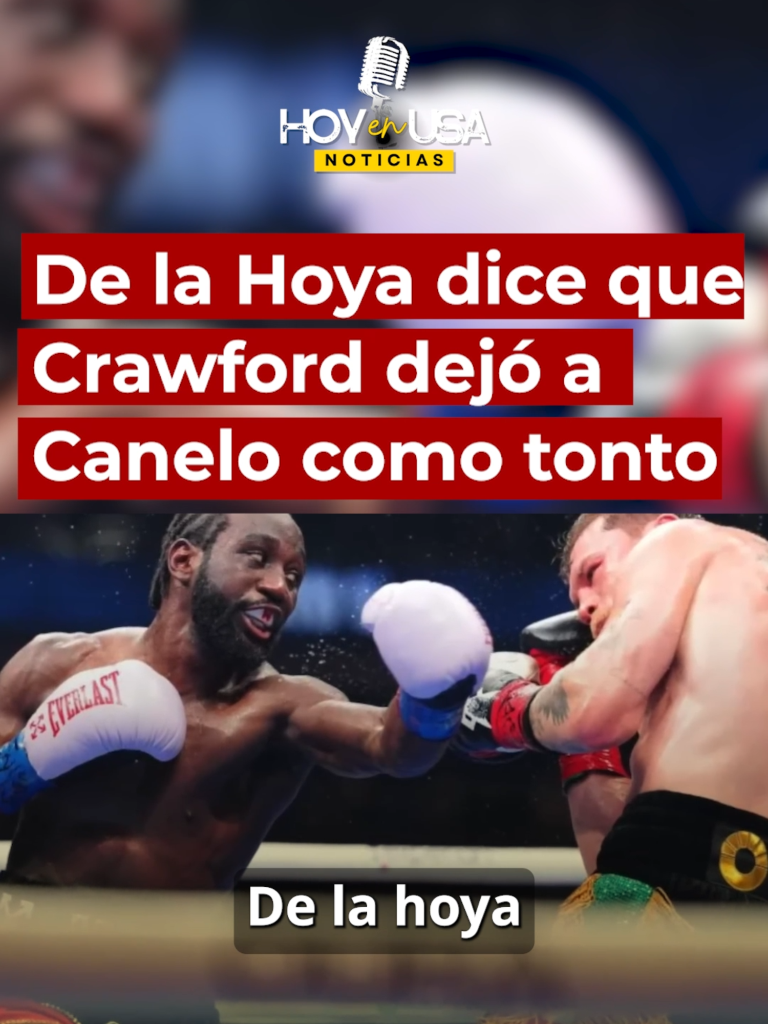 Oscar de la Hoya se BURLA del Canelo y dice que Crawford lo hizo quedar como tonto #usa #noticias #hoyenusa #news #eeuu #tiktoknews #ultimahora🚨 #oscar #canelo #caneloalvarez #crawford #burla
