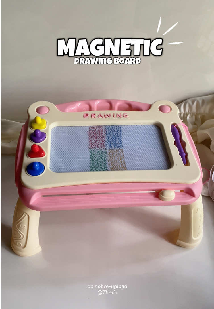 Perfect na educational toy para sa mga bata ✍️🎨 #educationaltoy #earlyeducationtoys #magneticdrawingboardforkids #drawingboardforkids #fyp 