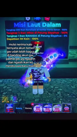ngerasa ga adil aja liat temen” yg baru seminggu main udah pada dpt kraken sedangkan gw koleksi blob warna warni:’( #roblox #fishit #talonkikir #talon 