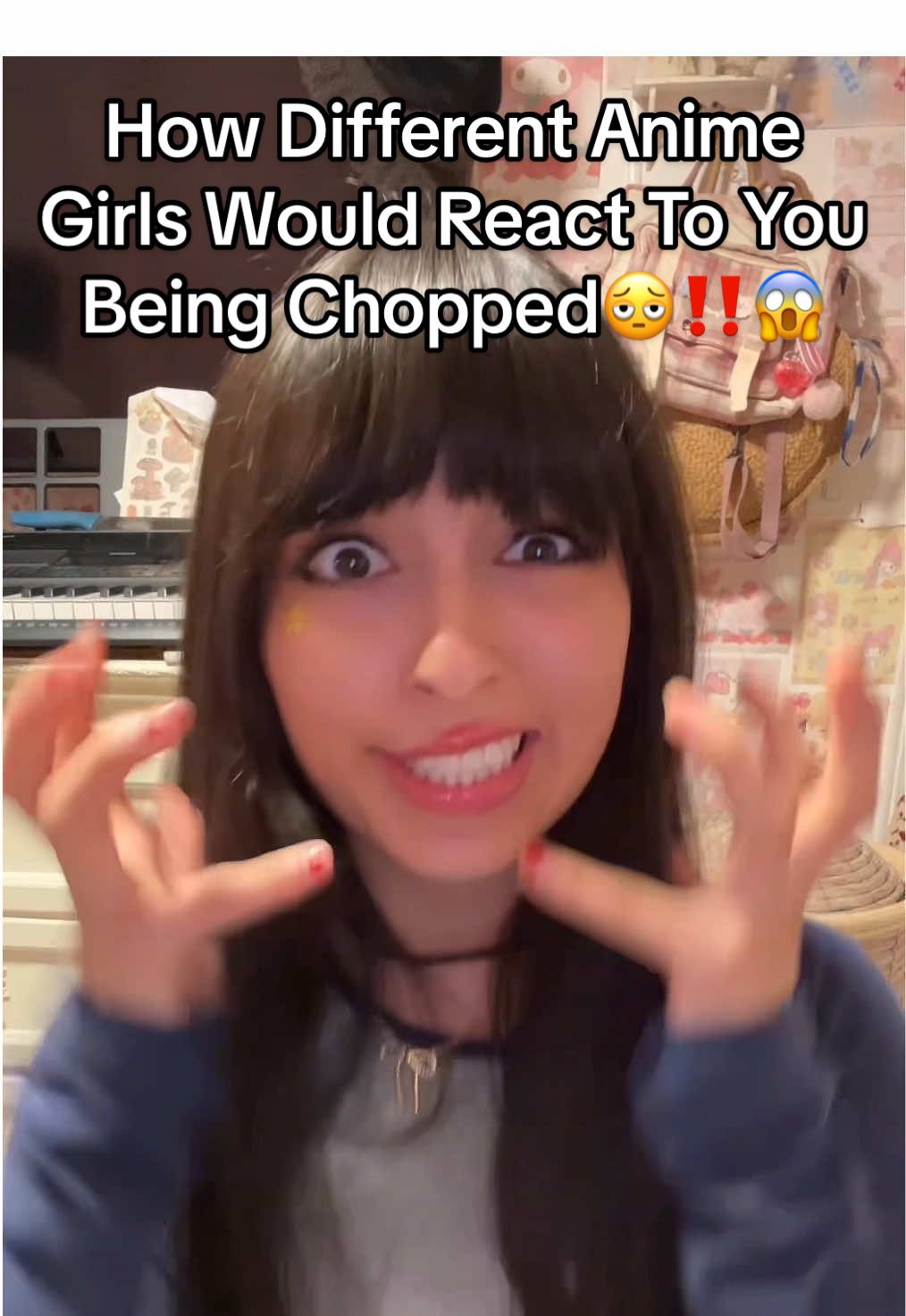 Holy chopped which anime girl are you picking baka #anime #cringe #kawaii #mha 