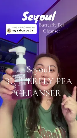 Replying to @Mar💍 seyoul butterfly pea cleanser #seyoul #seyoulbutterflypeacleanser #seyoulbutterflypea #seyoulofficial #seyoulphilippine 