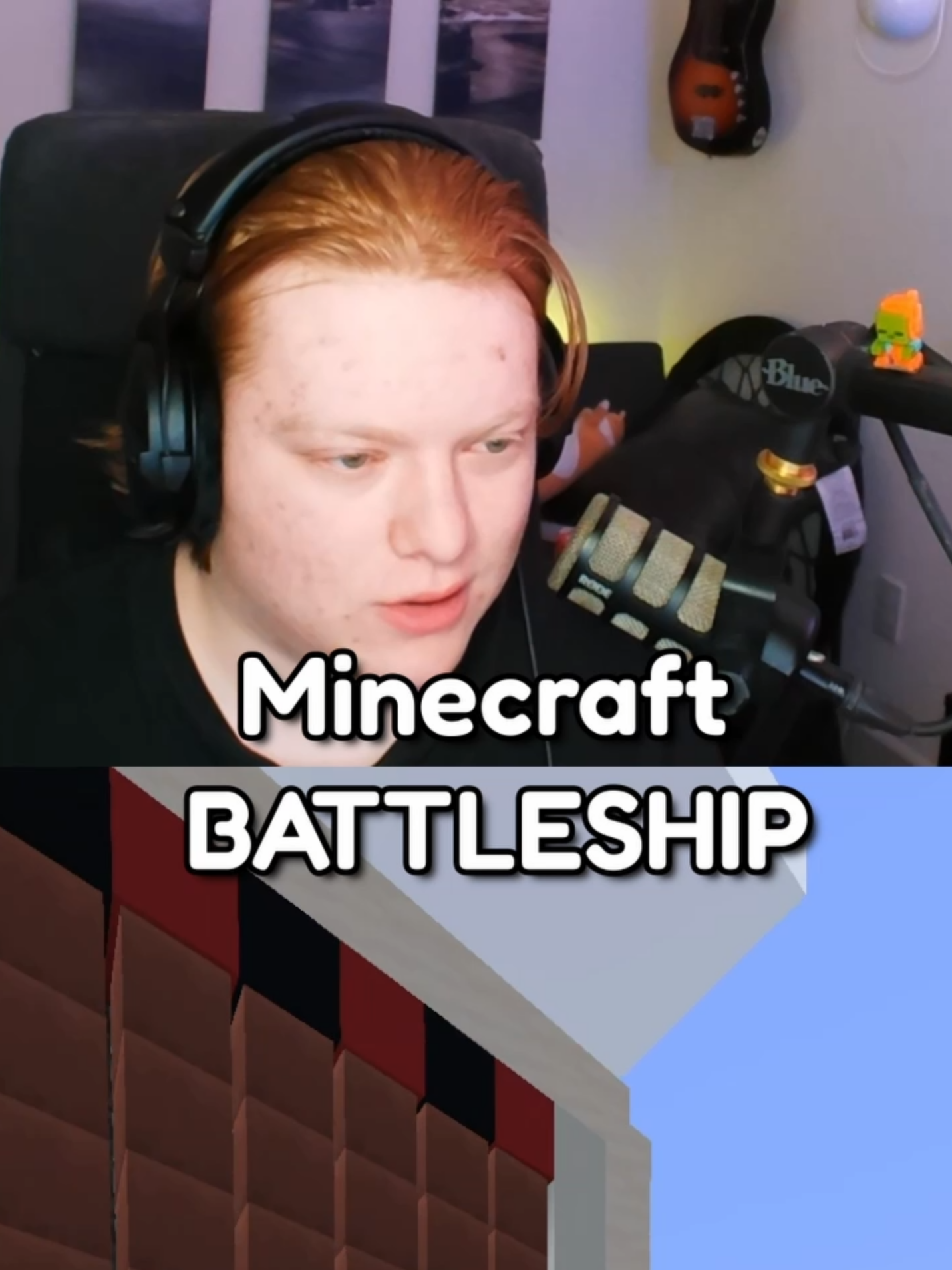 battleship in minecraft is super fun! #viral #zyxcba #Minecraft #foryoupage #funny