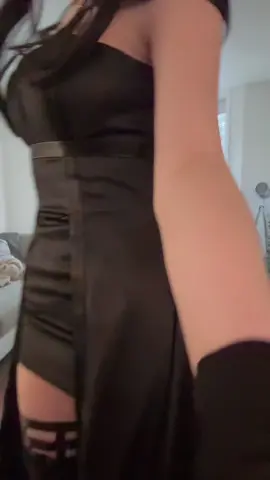 cosplay made me want to invest in a long black dress