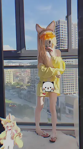 So cuteee❤️🤍💛#cosplay #cosplayer #blueachive 