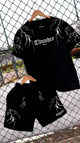 กดสั่งในตะกร้าใต้คลิป⚡️📌 เซ็ทThunder มีปลายทาง📍#ชุดเช็ท #เสื้อยืด #ขาสั้น #thunder #ผ้าคอตตอน 