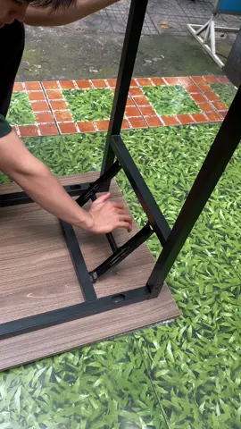 Bàn xếp gọn mặt bàn gỗ, phủ melamine   #noithatanhhoang #trendingvideo #decor #foryou #noithat 