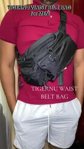 Ang lakas makaporma ang ganda pa ng Quality TIGERNU WAIST BELT BAG / Tigernu Crossbody Bag #waistbeltbag #tigernubag #crossbodybag #bagformen #chestbag @Tigernu 