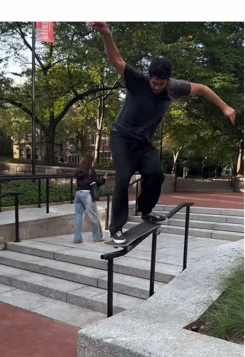 Brian O’Dwyer with a quick line after class #deathwishskateboards #brianodwyer 