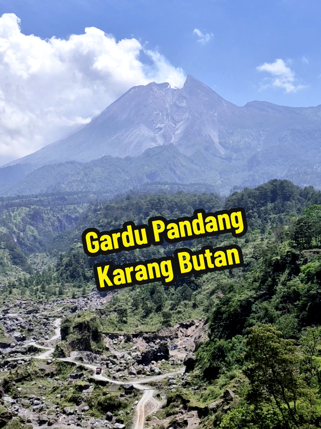 Kesini pas weekday jadi sepi banget...  #merapi #karangbutan #wisataklatenterbaru #hiddengems 