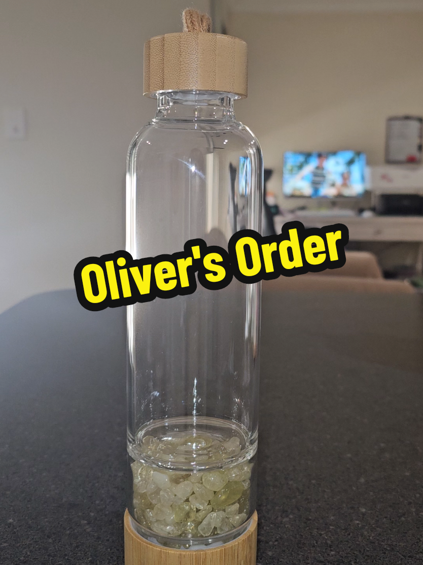 Thank you for your order ❤️ #crystalwaterbottle #citrine #westernaustralia 