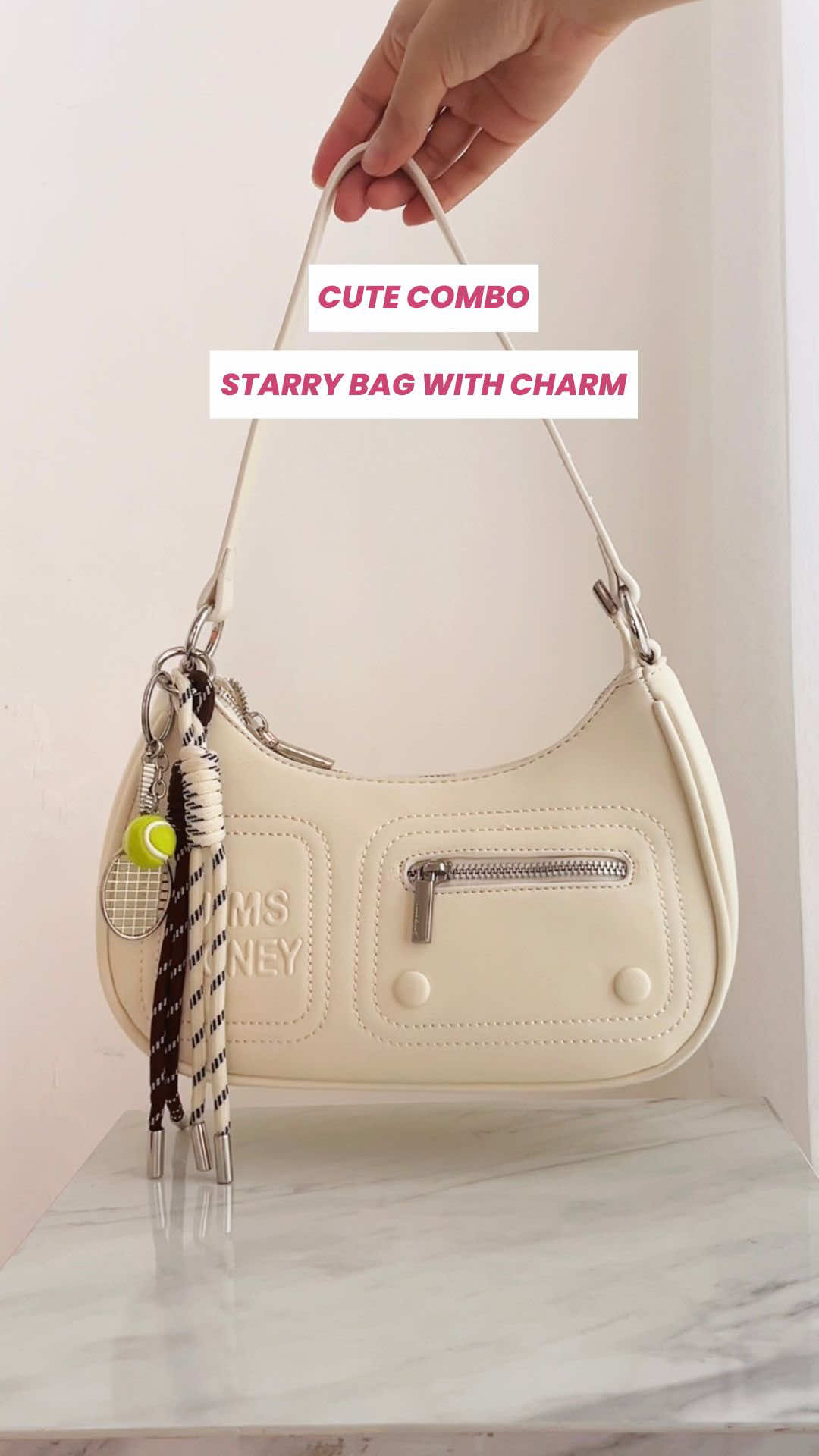 Cute combo, Starry Bag with charm✨ #JimsHoney #WIBGAJIAN #PromoGuncang99 #GajianSale #taswanita 