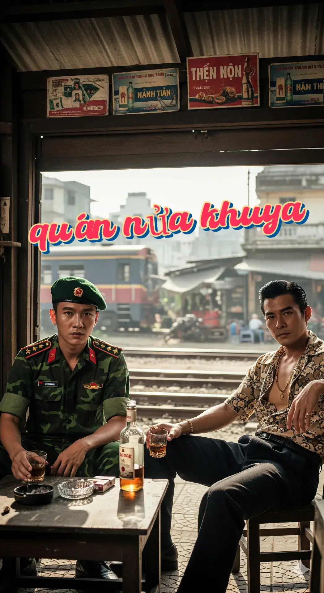 quán nửa khuya đèn mờ theo hơi khói . trút tâm tư vào đêm vắng canh dài .  #fyp #viral #music  #nhacbolero  #nhactienchien 