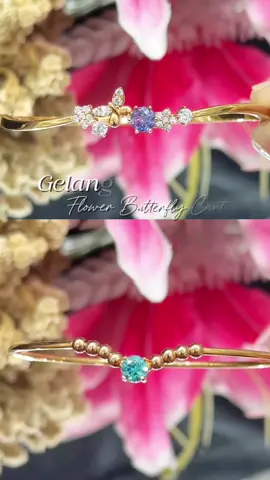 butterfly / aurel ?😍✨#emasmurah #elegant #gelangestetik #tokoemasarjunakaranglewas #trending 