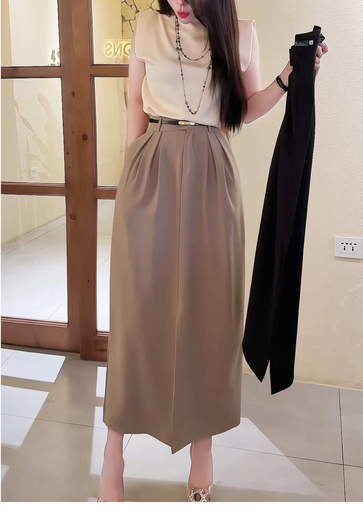 Chân váy midi dáng dài đẹp siu hot   #chanvay  #chanvaycongso #chanvaydai  #chanvayxinh #chanvaymidi