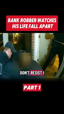 Bank Robber Watches His Life All Apart #cops #bodycam #policeofficer #lawandcrime #fyp 