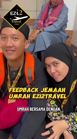 Alhamdulillah, perjalanan suci yang dipenuhi doa dan syukur. Feedback jemaah umrah EZI2travel menjadi semangat kami untuk terus memberi yang terbaik 🤲✨#ezi2travel #umrah2025 #pakejumrahmurahhoteldekat #fyp 