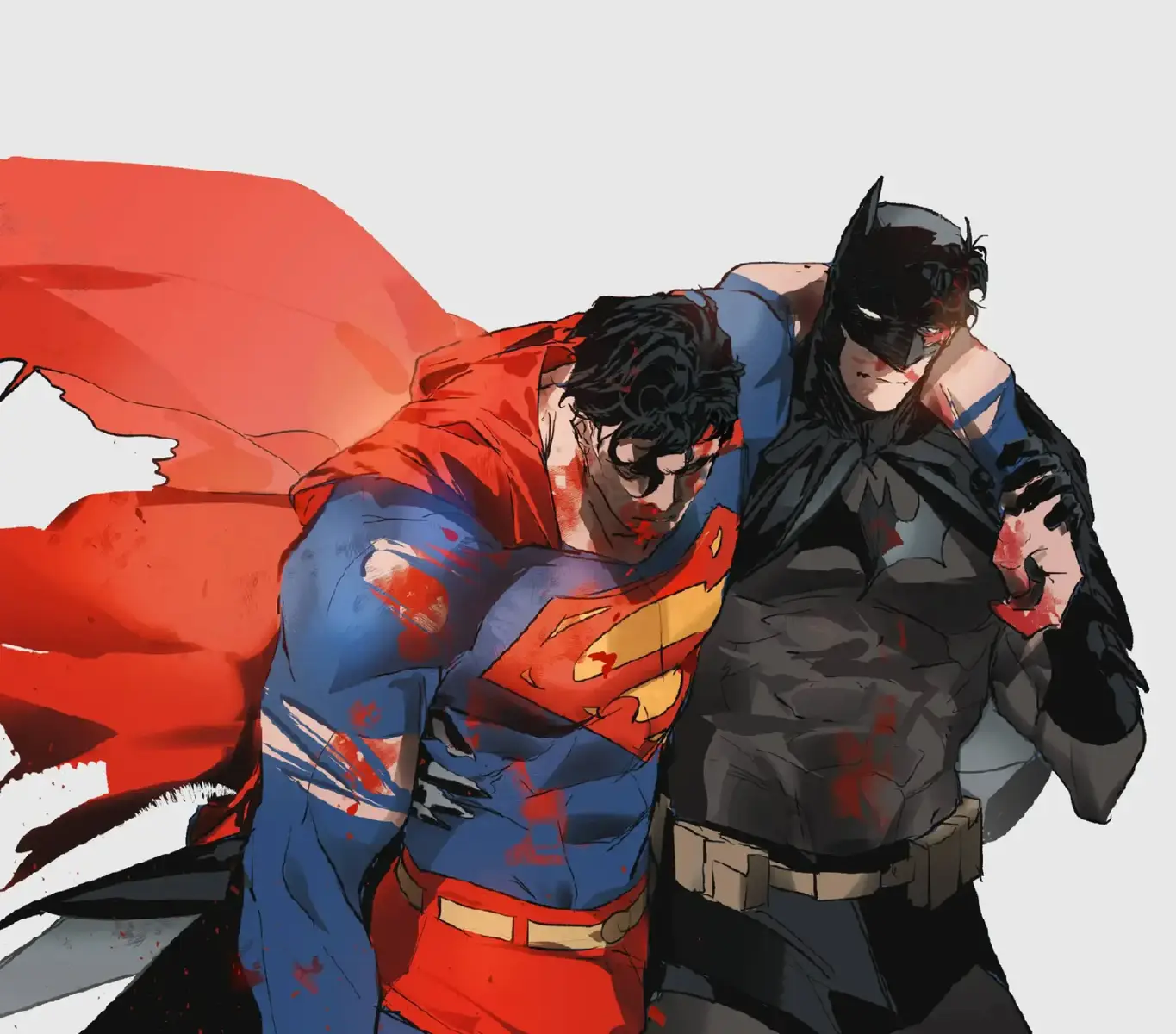 Important notice! I'll be translating the comics from English to Spanish so others outside of Latin America can read them too. Thank you! 🫶#SUPERBAT #twitterwintageシ #brucexclark 